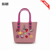 CROCS VITANGE TOTE HAND BAG EXCLUSIVE - LIGHT PINK